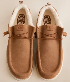 HEYDUDE™ Wally Suede Shoe Lion Orange Multi Clearance
