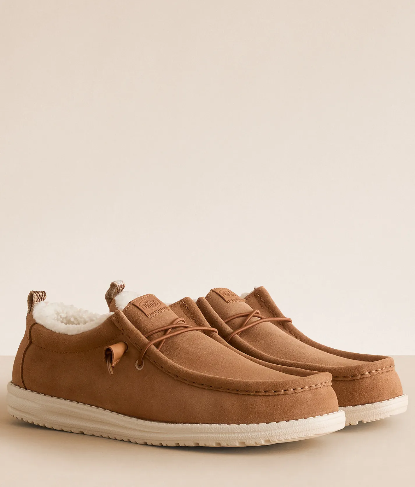 HEYDUDE™ Wally Suede Shoe Lion Orange Multi Clearance