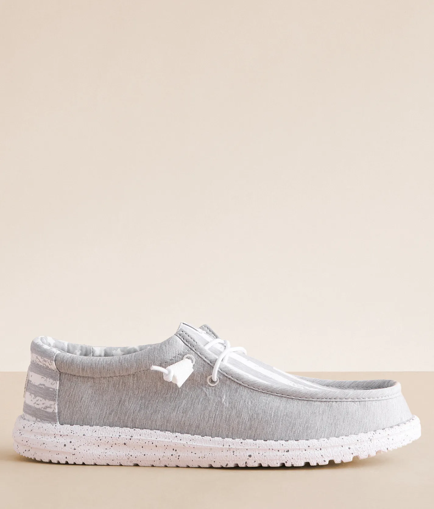 HEYDUDE™ Wally Walls Stars Shoe Grey White Outlet