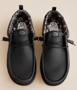 Shoes | HEYDUDE™ Wally Walls Woodland Shoe Black Grey