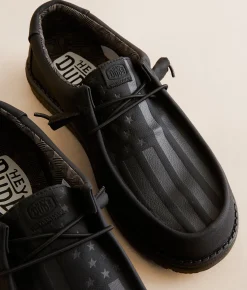Shoes | HEYDUDE™ Wally Warrior Shoe Black Black