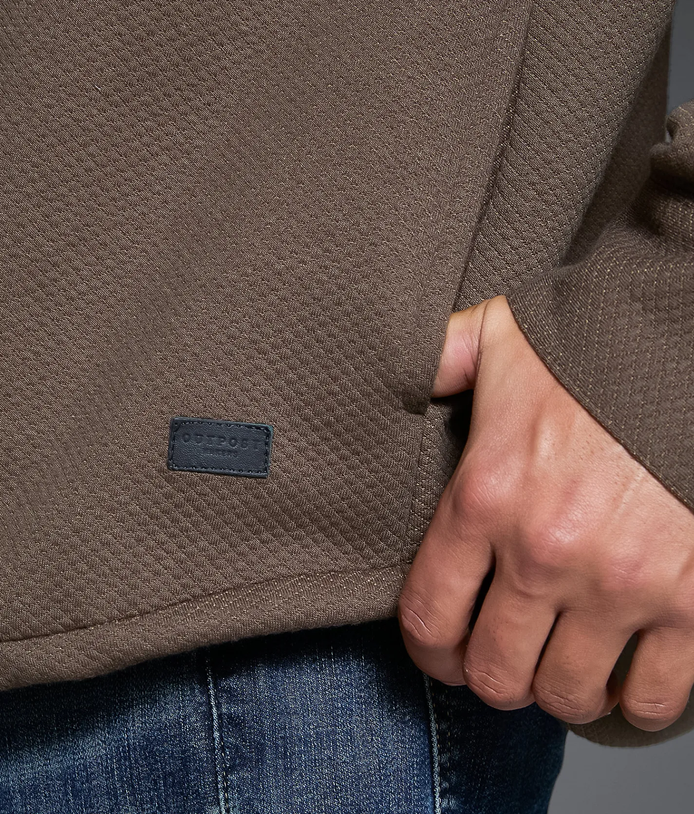 Tops|Coats & Jackets | Outpost Makers Jacquard Shacket Walnut