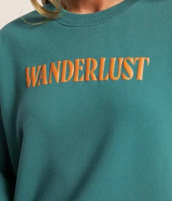 Tops | Goodie Two Sleeves Wanderlust Oversized Pullover Waterfall