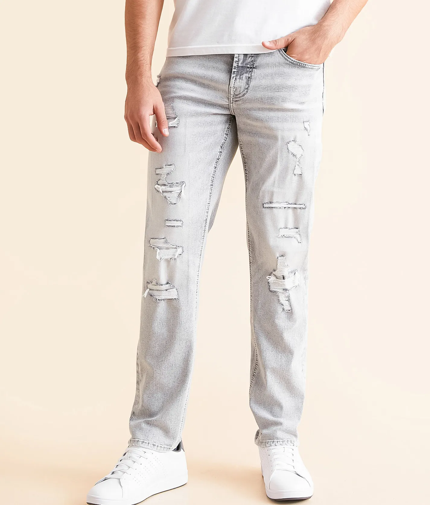 Sale Jeans|Bottoms | Departwest Wander Straight Stretch Jean Murree