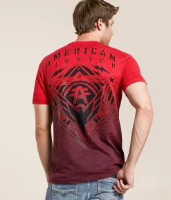 American Fighter Wardell T-Shirt Cherry Dk Cherry Best
