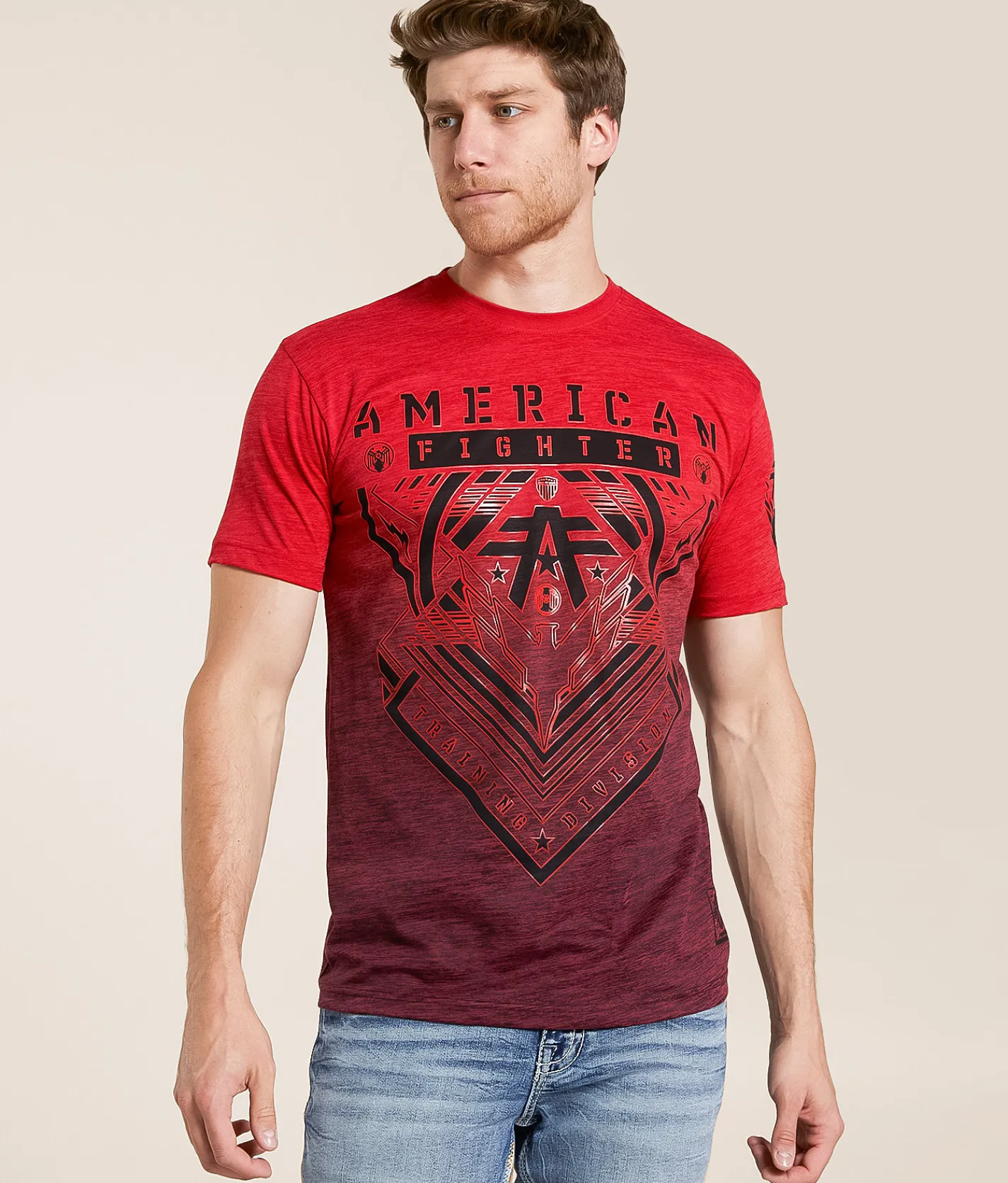American Fighter Wardell T-Shirt Cherry Dk Cherry Best