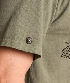 Tops|Graphic T-Shirts | Rock Revival Ward T-Shirt Mash Green