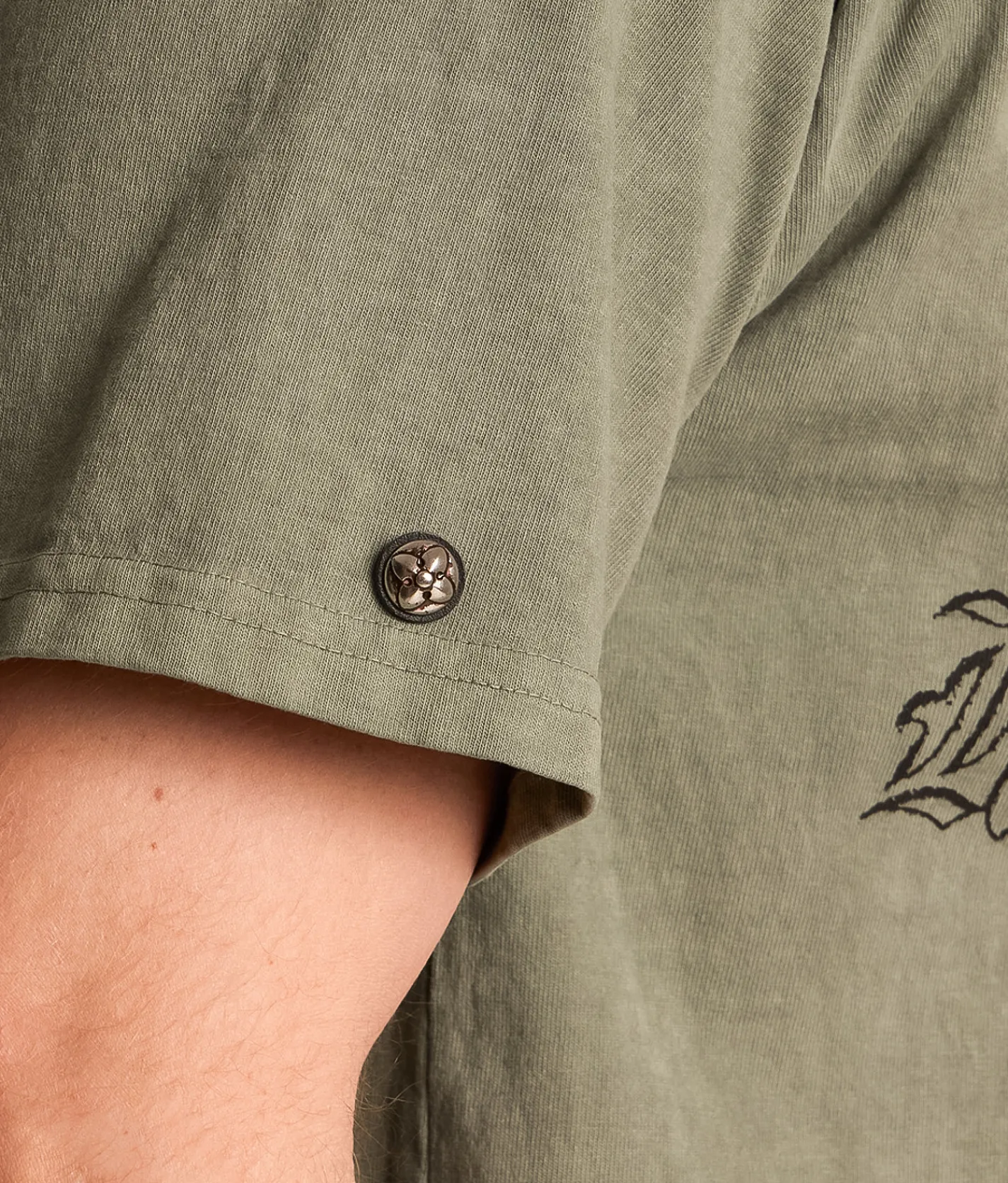 Tops|Graphic T-Shirts | Rock Revival Ward T-Shirt Mash Green