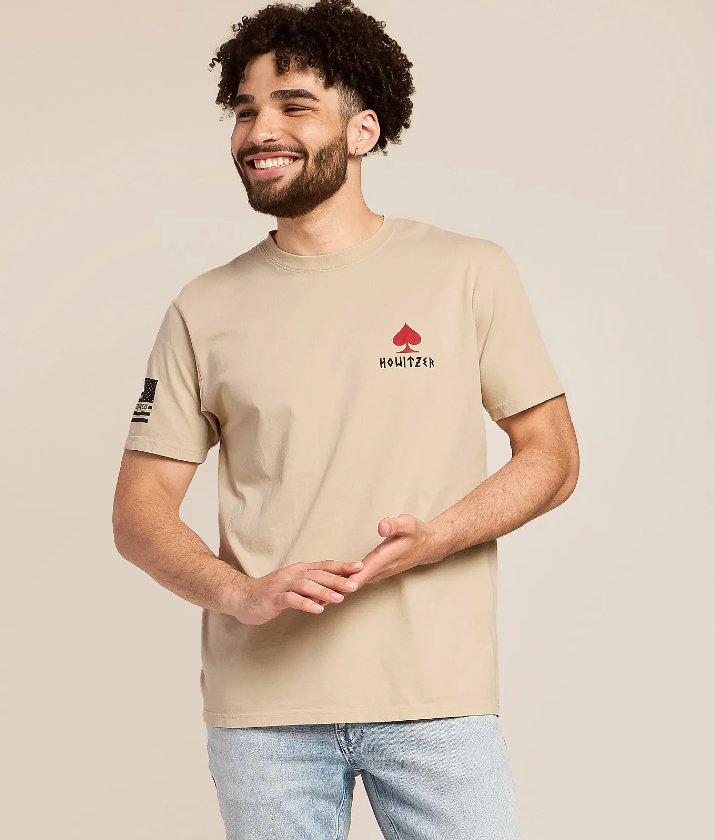 Howitzer Warrior Spirit Card T-Shirt Peyote Sale