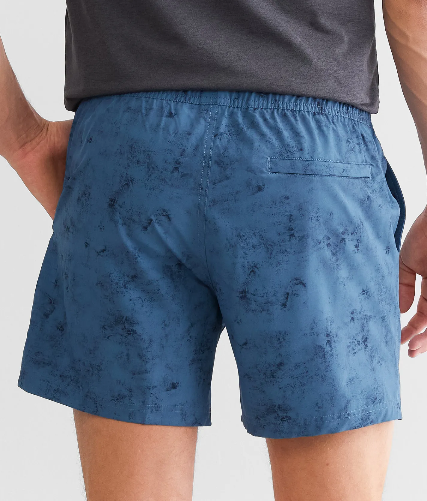 Veece Washed Active Stretch Short Dusty Blue