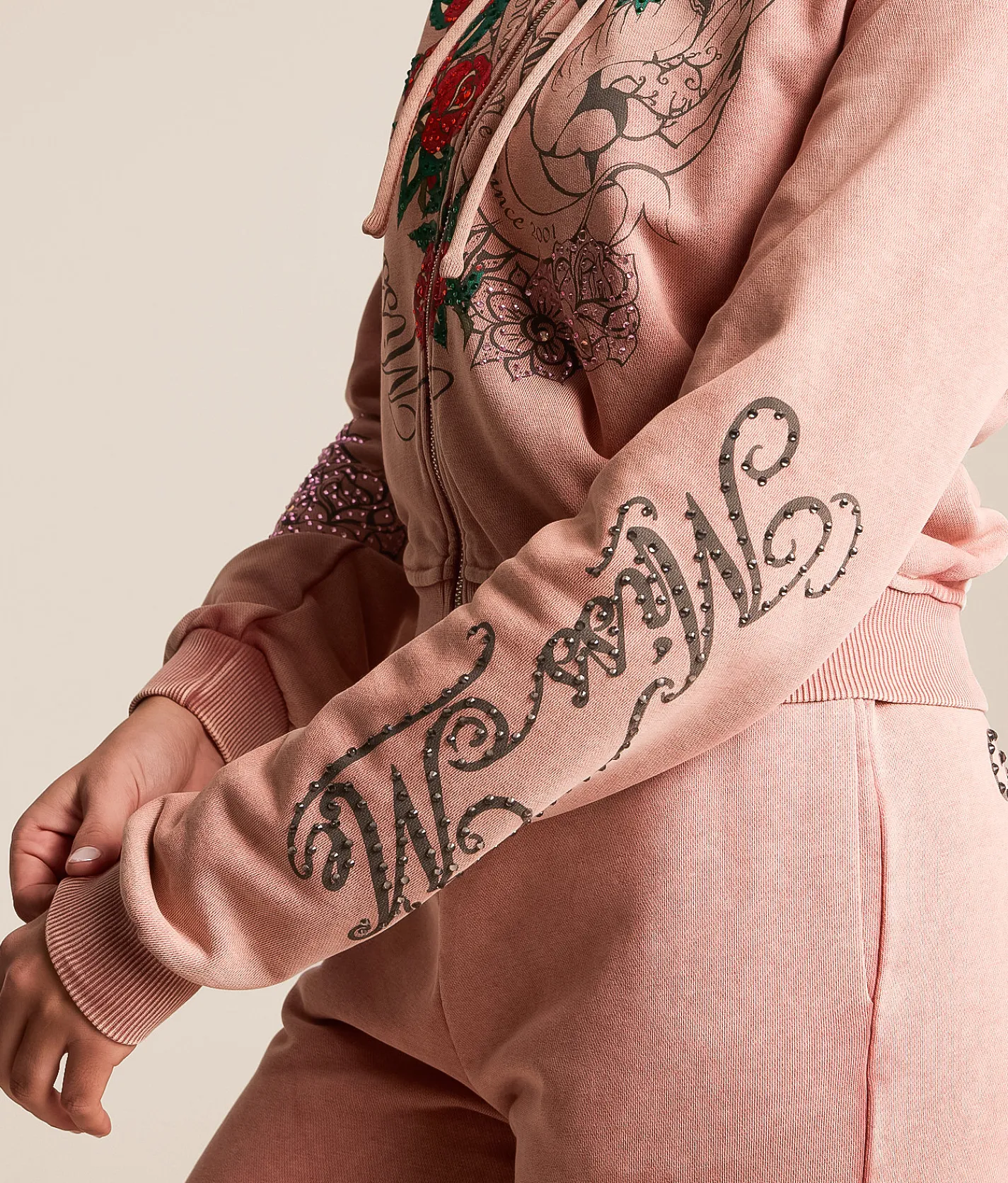 Tops | Miss Me Washed Hoodie Pink