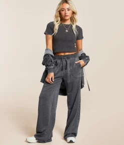 Gilded Intent Washed Hoodie Charcoal