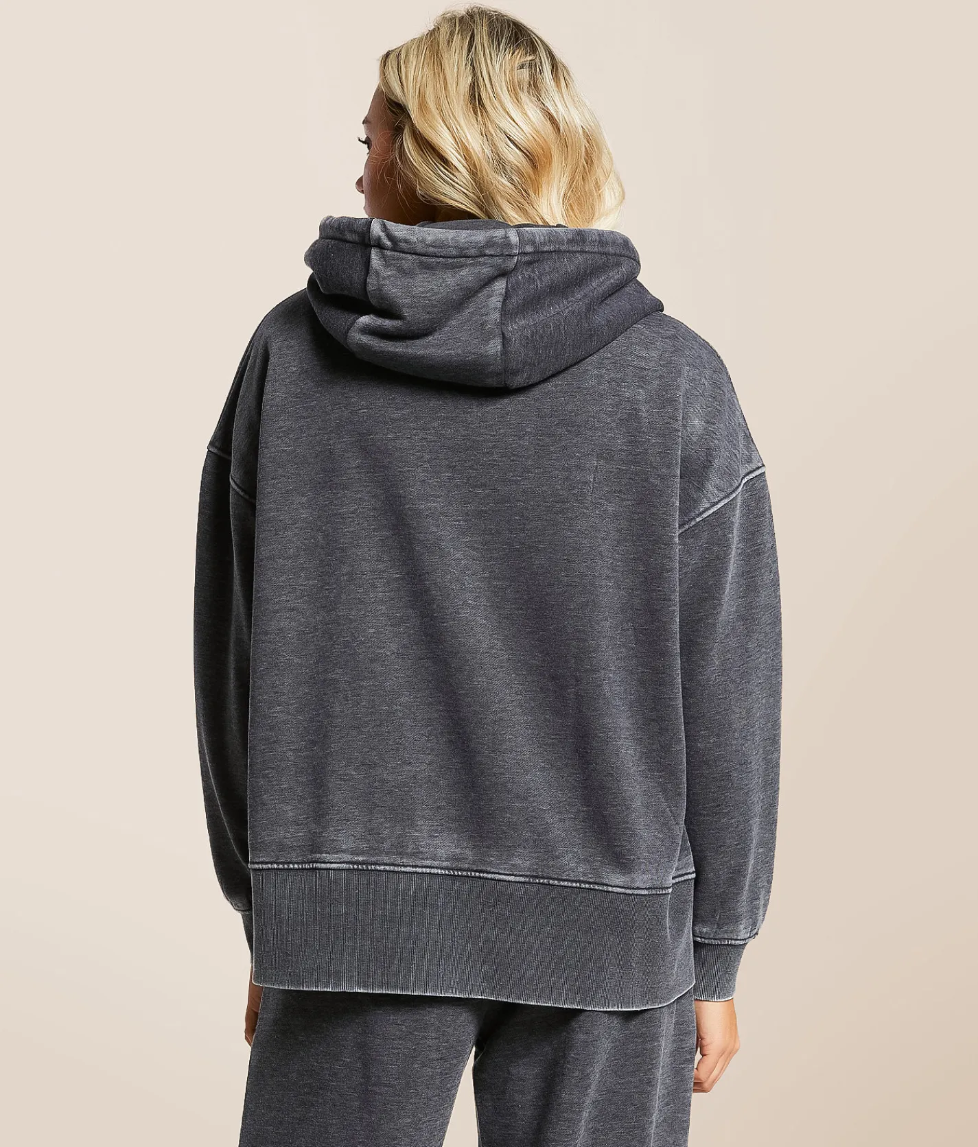 Gilded Intent Washed Hoodie Charcoal