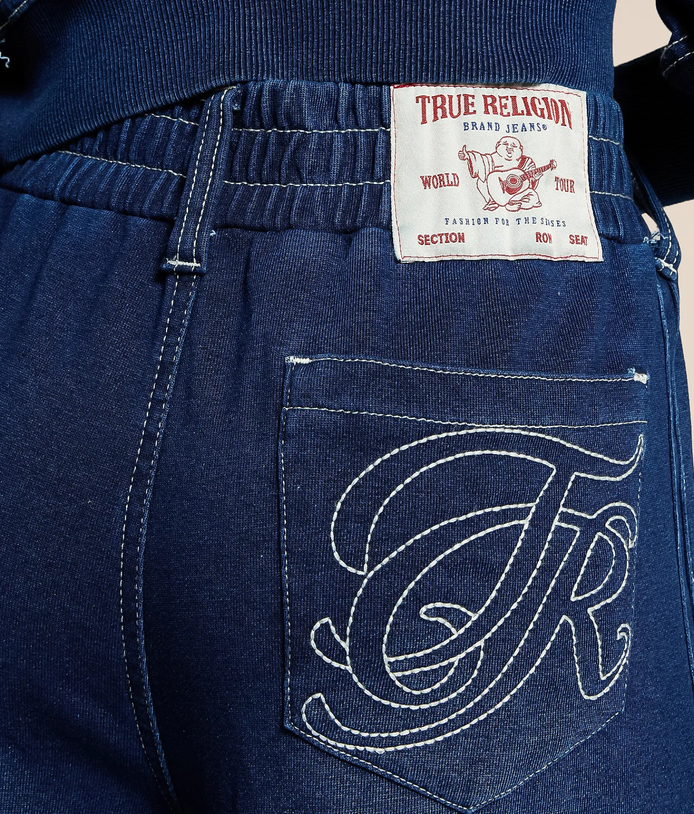 True Religion Washed Barrel Sweatpant Indigo Online