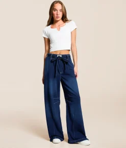 True Religion Washed Barrel Sweatpant Indigo Online