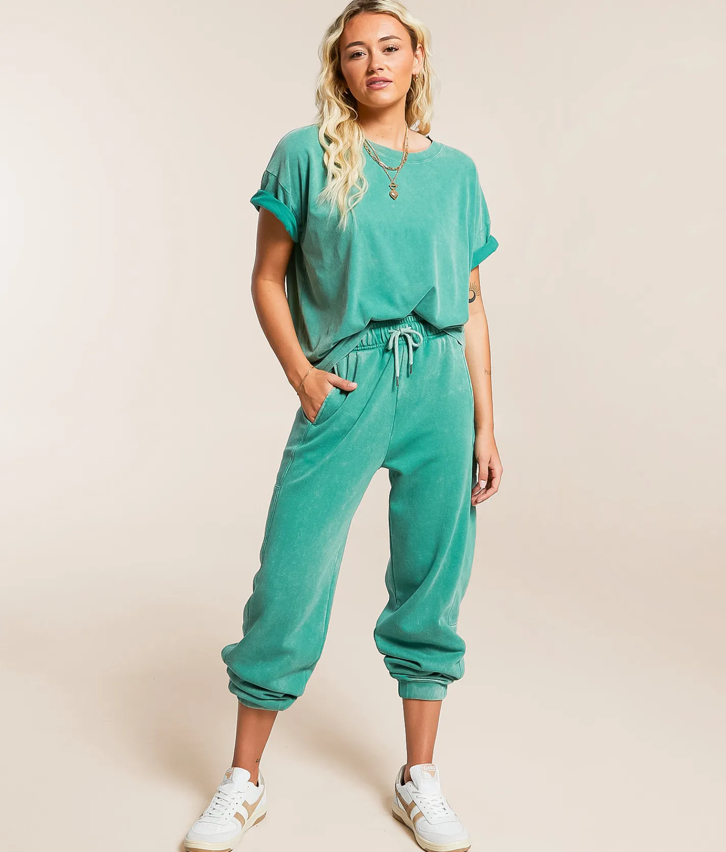 Bottoms|Activewear | Gilded Intent Washed Jogger