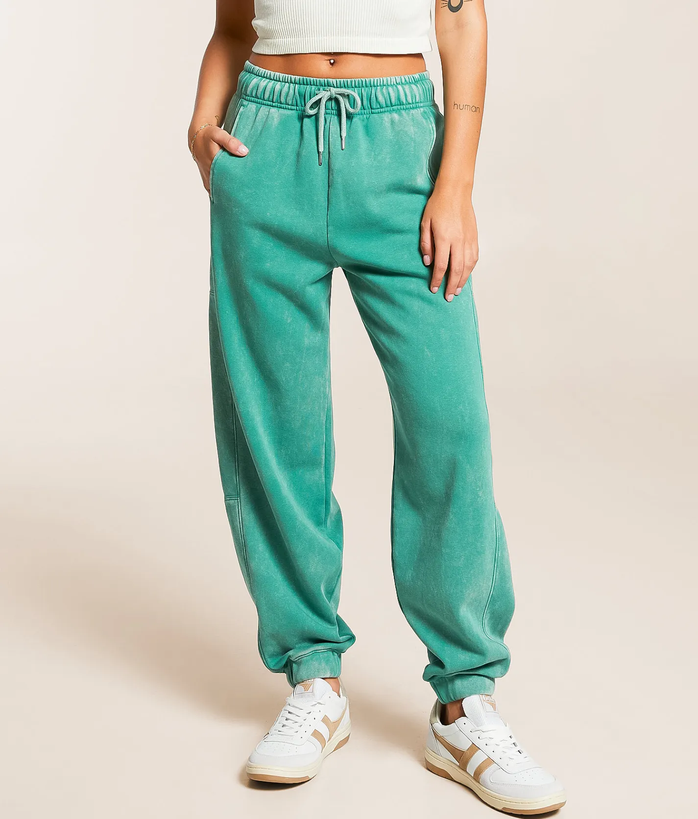 Bottoms|Activewear | Gilded Intent Washed Jogger