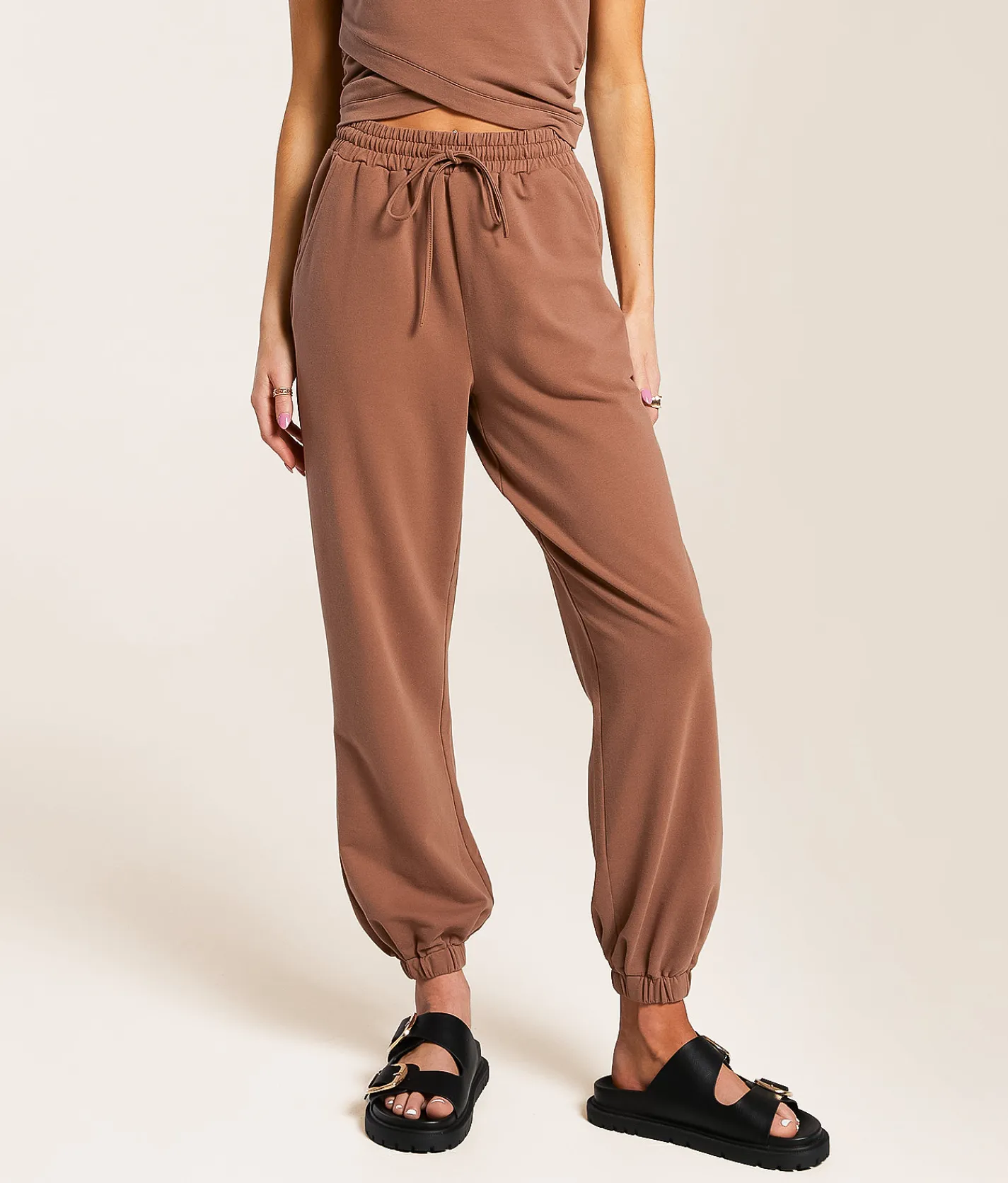 Bottoms | Gilded Intent Washed Jogger Acorn