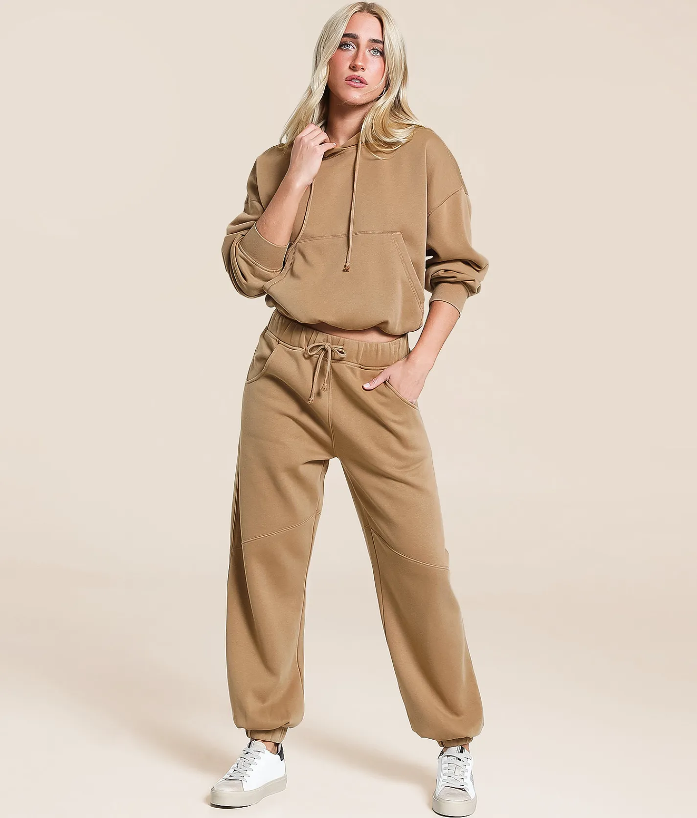 Bottoms|Activewear | Gilded Intent Washed Jogger Desert Taupe