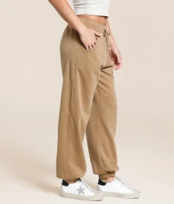 Bottoms|Activewear | Gilded Intent Washed Jogger Desert Taupe