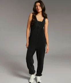 BKE Washed Jumpsuit Washed Black Best