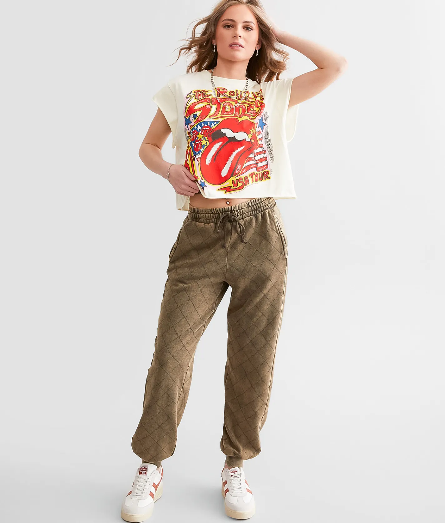 Bottoms|Activewear | Gilded Intent Washed Knit Joggers Washed Olive