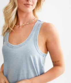 White Crow Washed Mini Dress Washed Indigo Sale