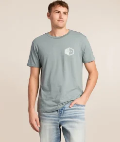 RVCA Washed Out T-Shirt Lead Outlet
