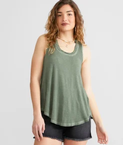 Tops | White Crow Washed Tank Top Whipped Mocha