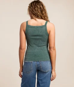 Tops | Gilded Intent Washed Tank Top Bistro Green