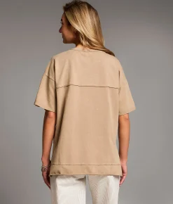 Tops | BKE Washed Top Greige