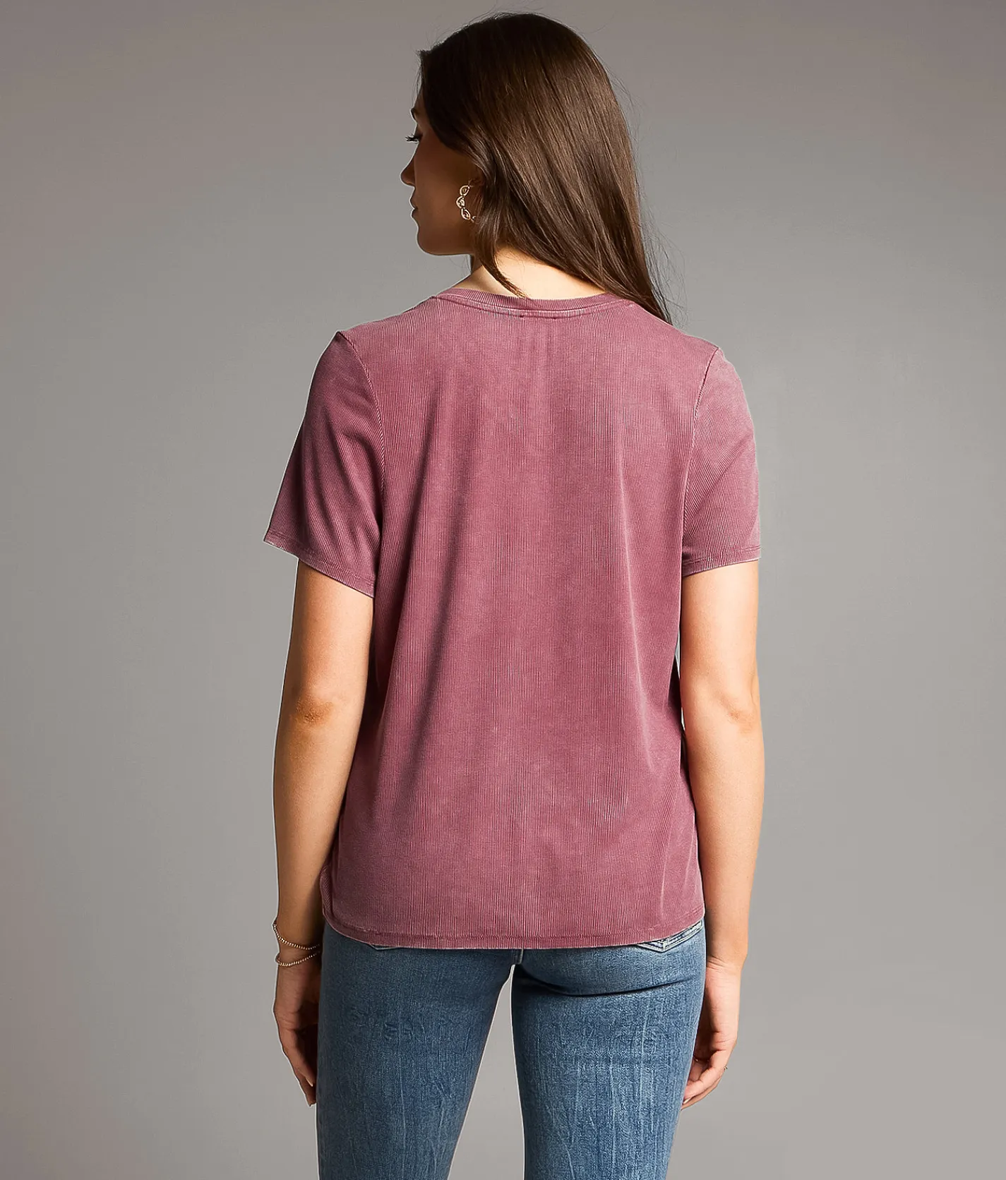 Tops | BKE Washed T-Shirt Rose Taupe
