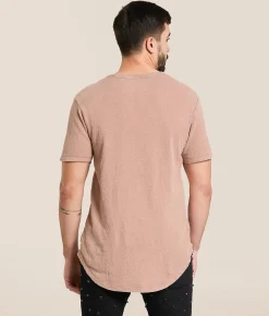 Nova Industries Washed T-Shirt Rose Clearance