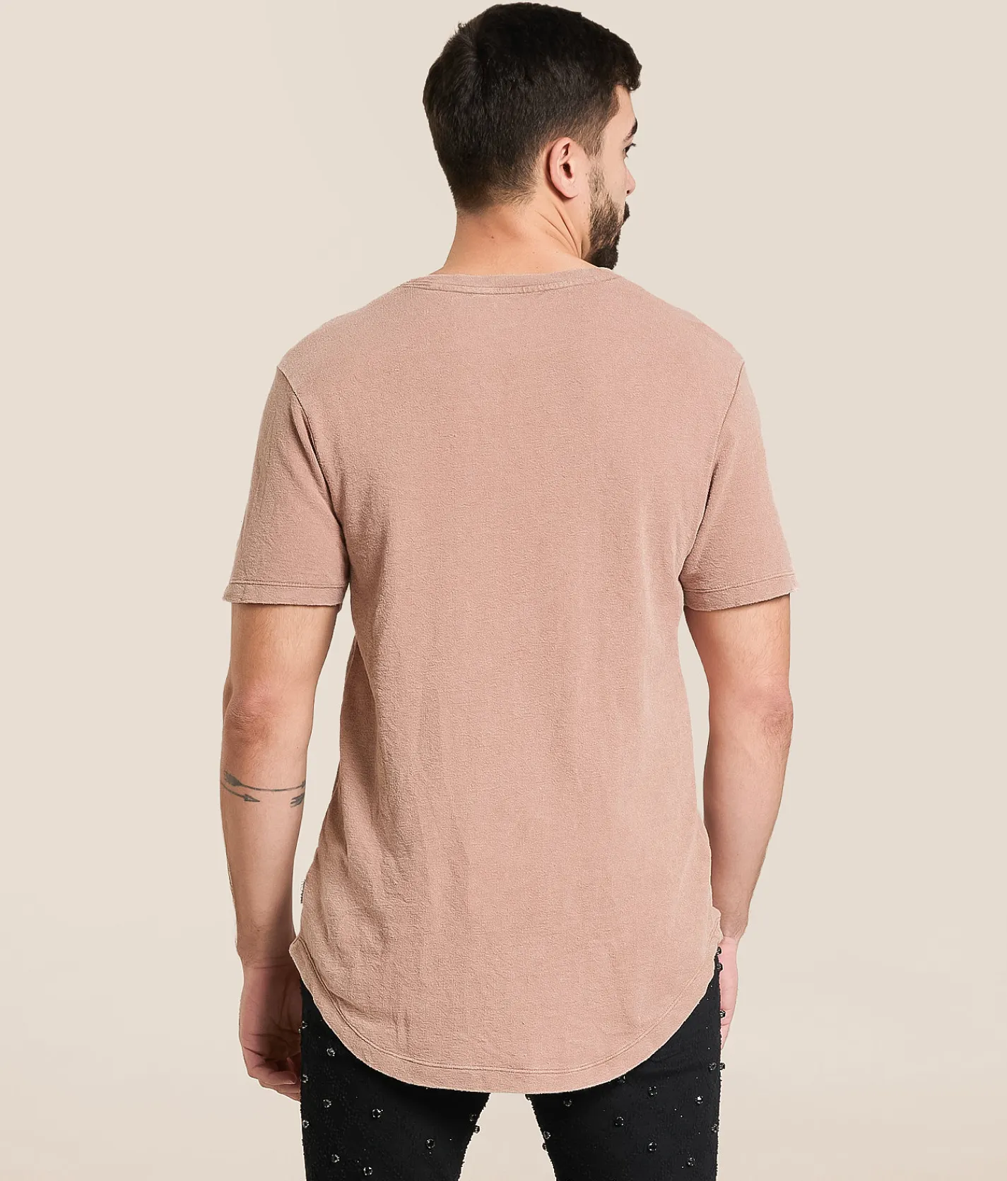Nova Industries Washed T-Shirt Rose Clearance