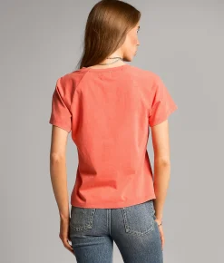 BKE Washed T-Shirt Red Best
