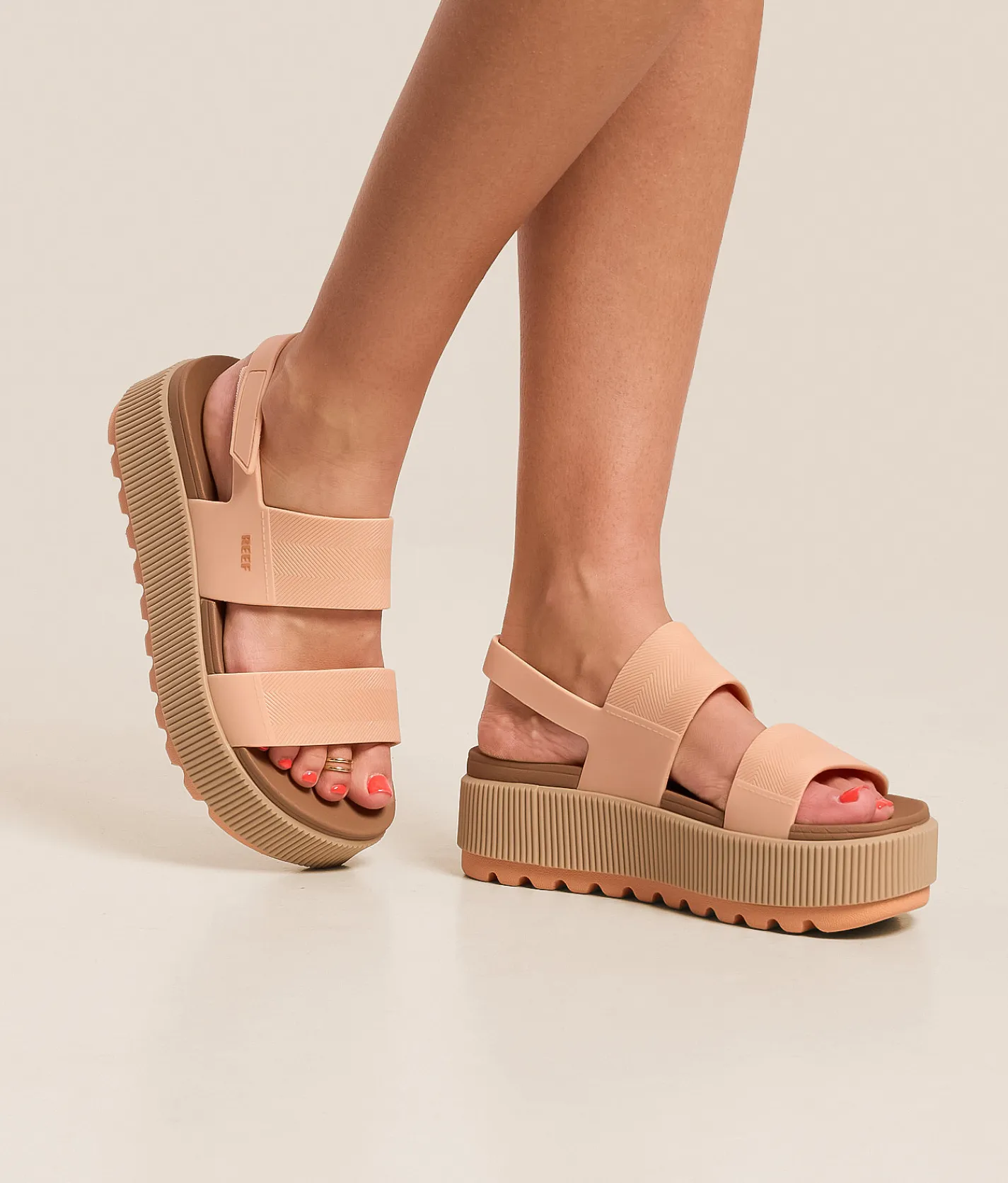 Shoes | Reef Water Vista Higher Flatform Sandal Bellini Tan