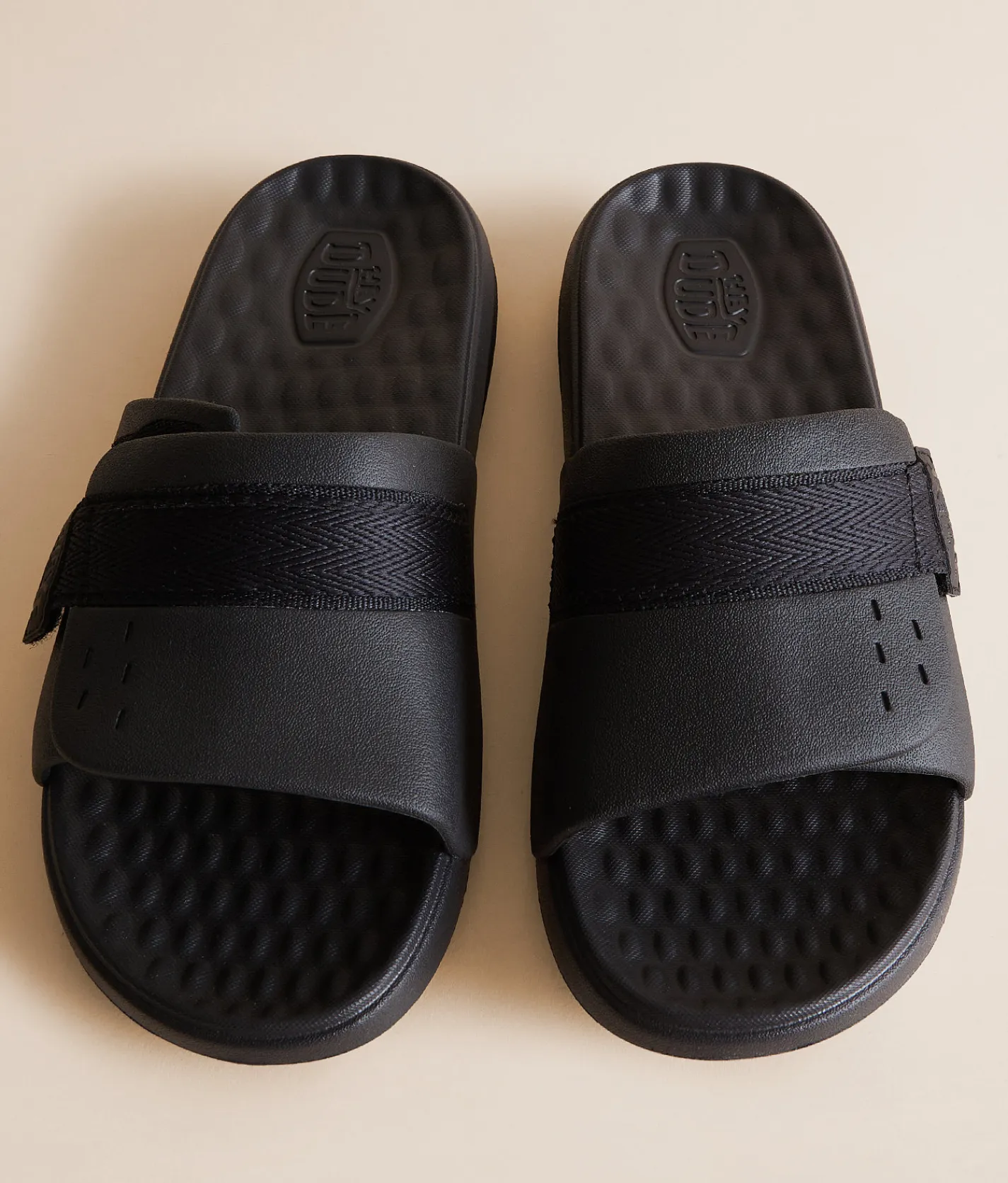Shoes | HEYDUDE™ Wave Alt Slide Black Grey