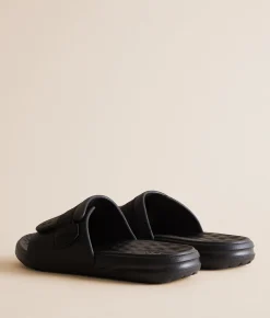 Shoes | HEYDUDE™ Wave Alt Slide Black Grey