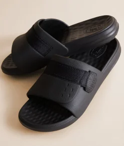Shoes | HEYDUDE™ Wave Alt Slide Black Grey