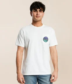 Old Row Waves T-Shirt White