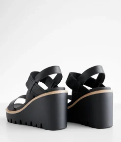 Shoes | Mia Wedge Sandal Black