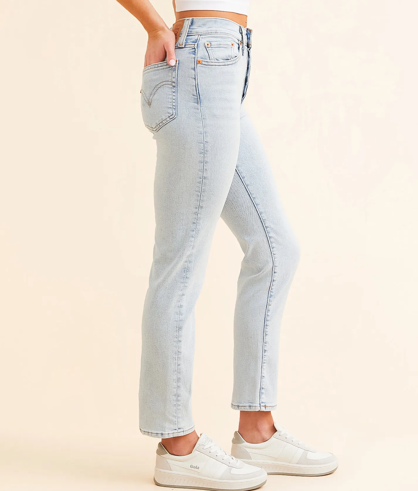 Levi's® Wedgie Straight Stretch Jean The Bells and Whistles