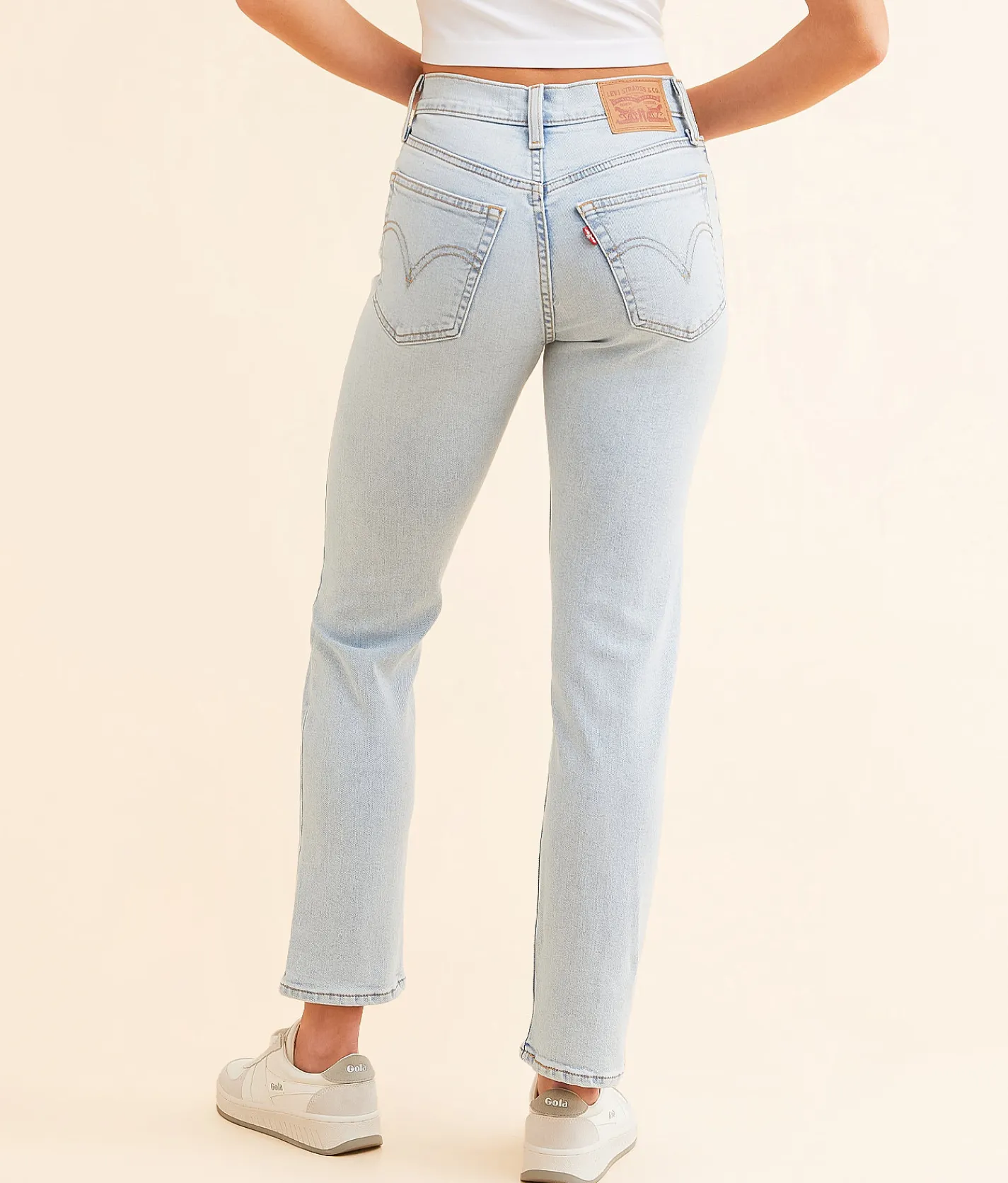 Levi's® Wedgie Straight Stretch Jean The Bells and Whistles