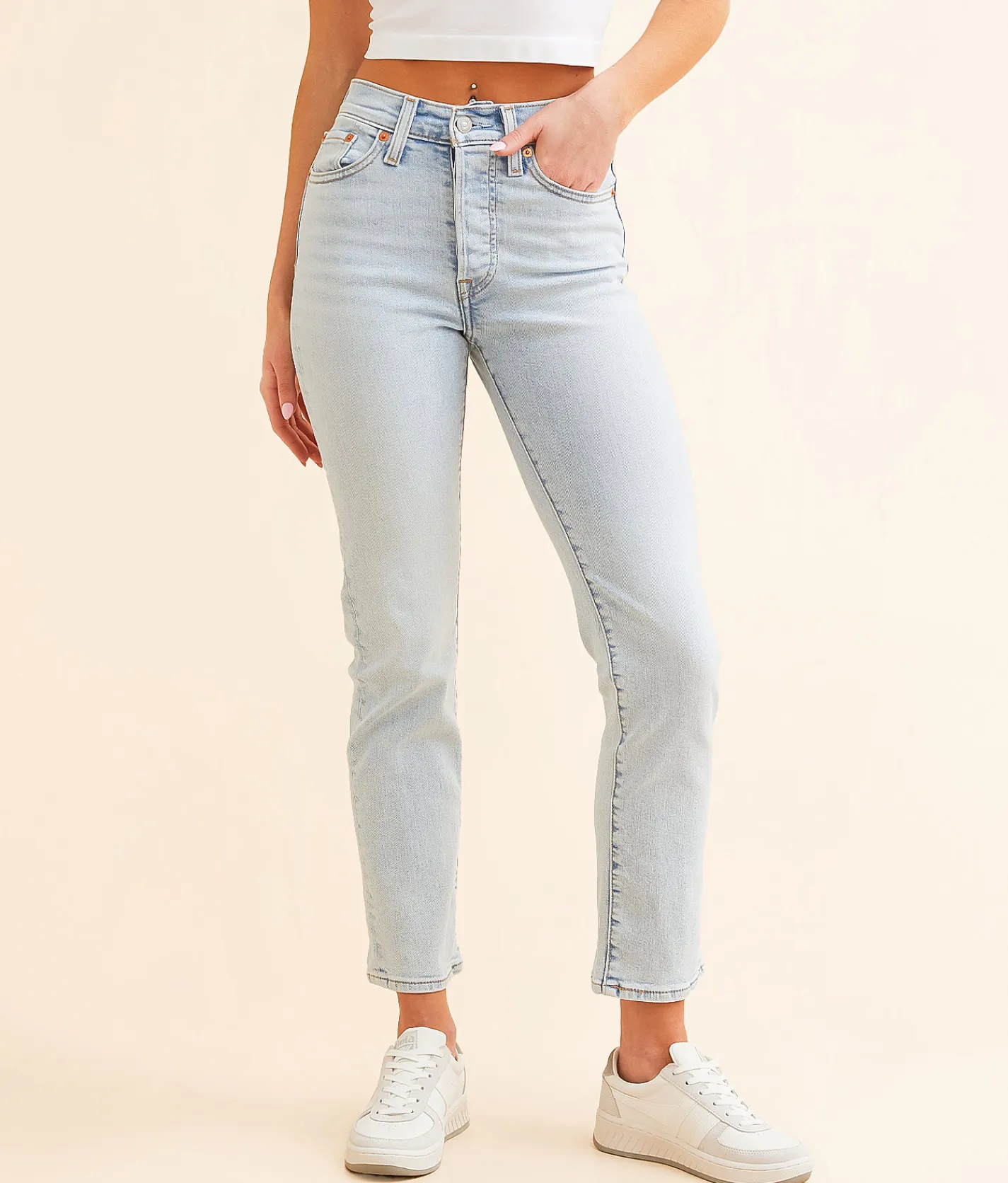 Levi's® Wedgie Straight Stretch Jean The Bells and Whistles