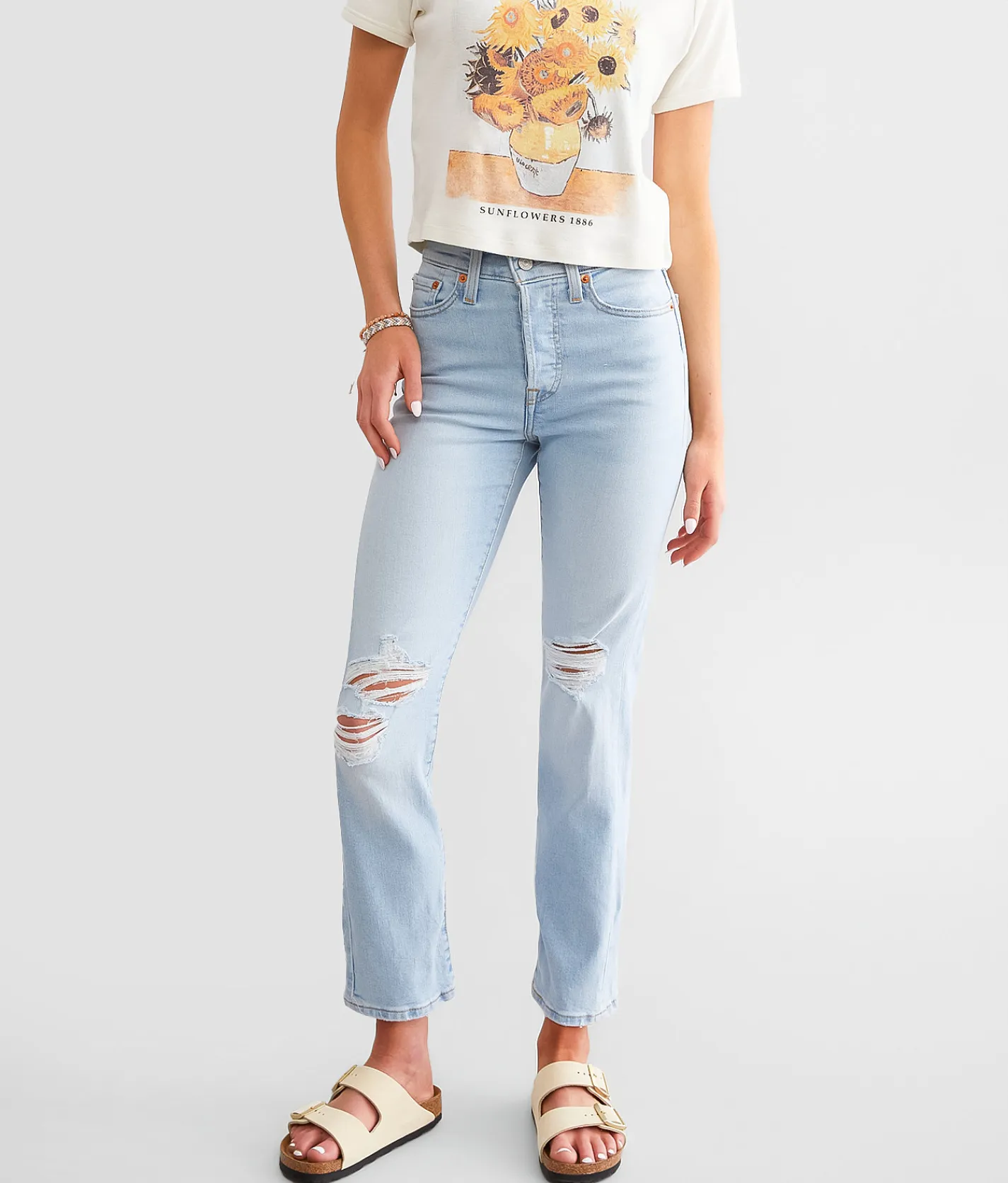 Jeans|Bottoms | Levi's® Wedgie Straight Stretch Jean Struck By Lightning