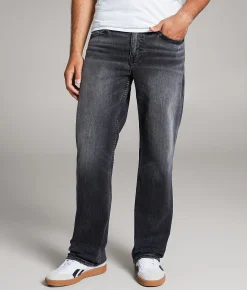 BKE Wells Baggy Stretch Jean Washed Black Hot