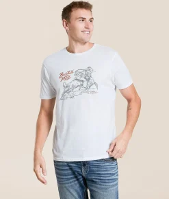 Brixton Wellston T-Shirt White Discount