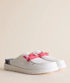 Shoes | HEYDUDE™ Wendy Americana Paisley Mule Shoe White Multi