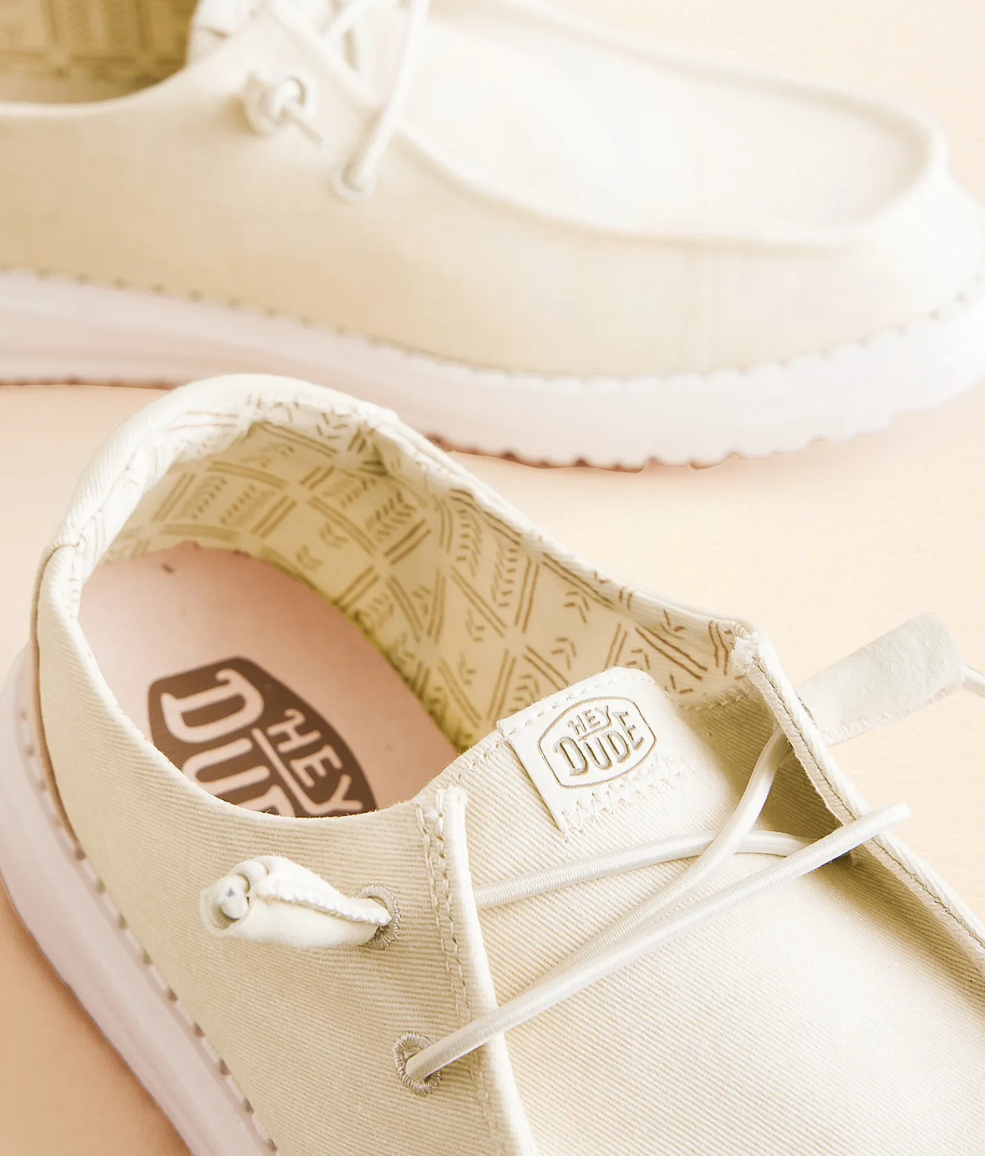 HEYDUDE™ Wendy Canvas Shoe Off White Outlet