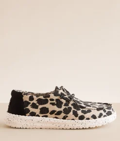 HEYDUDE™ Wendy Cheetah Shoe Cheetah Tan Black Online